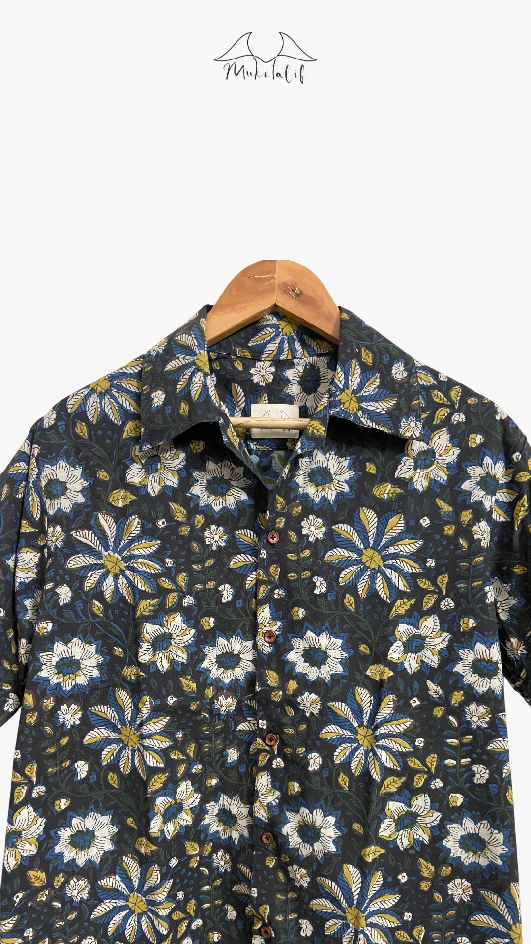 Midnight Crackles floral shirt