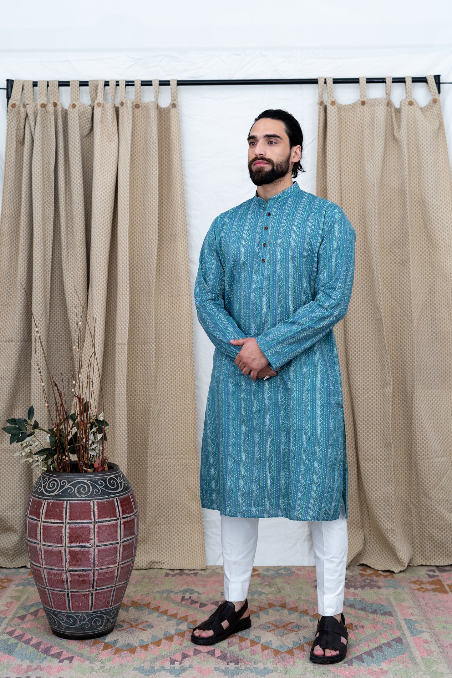 Ambar Striped Kurta