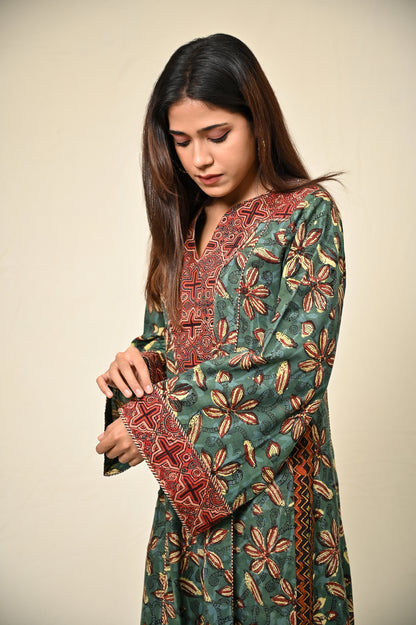 Afiya Cotton A-line Kurta