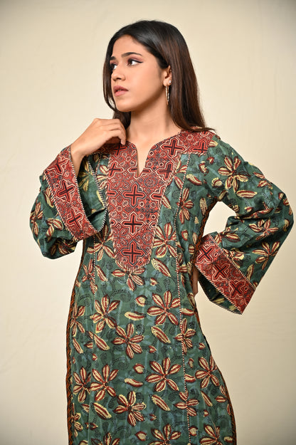 Afiya Cotton A-line Kurta