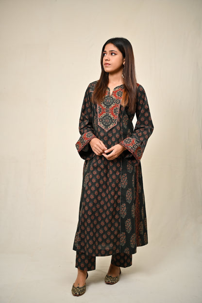 Sabz Cotton kurta and pant set