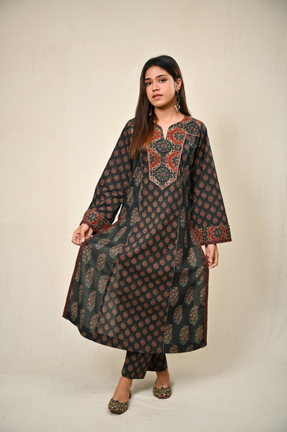 Sabz Cotton kurta and pant set