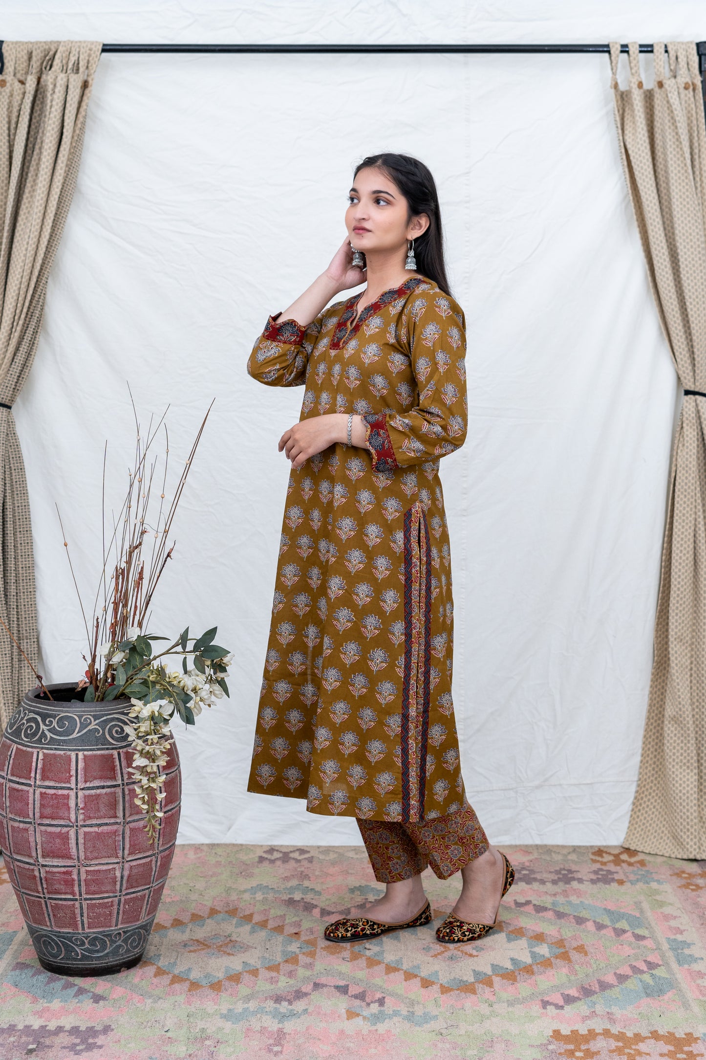 Ghazal Cotton Kurta Set