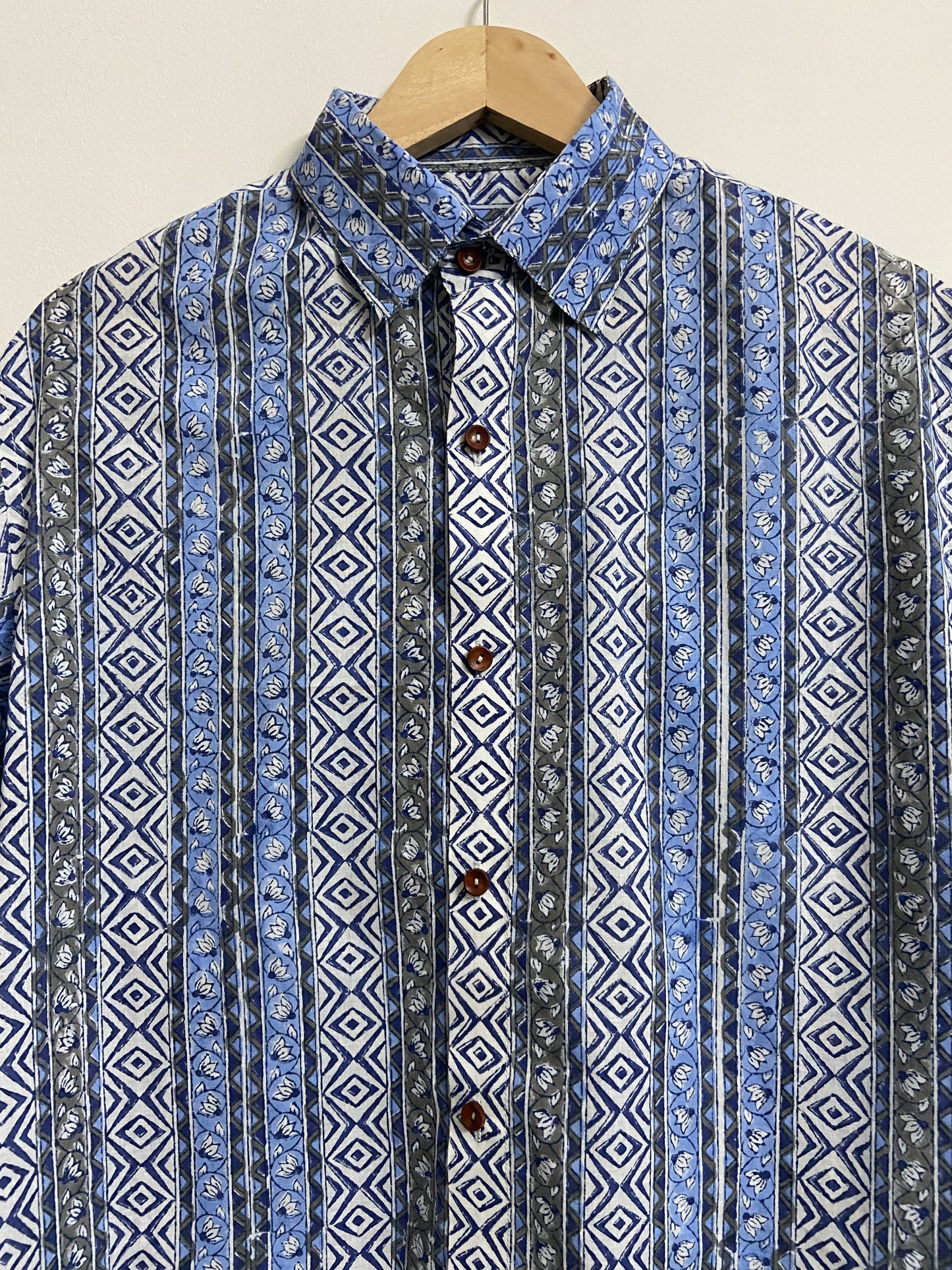 Boho Blue Shirt