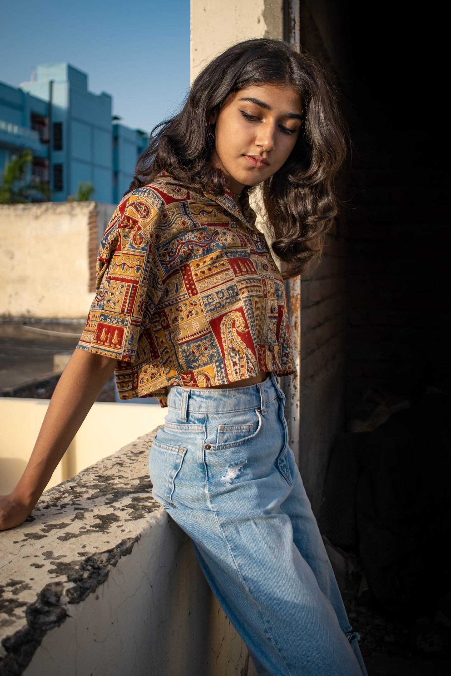 Paisley Medley Crop Top