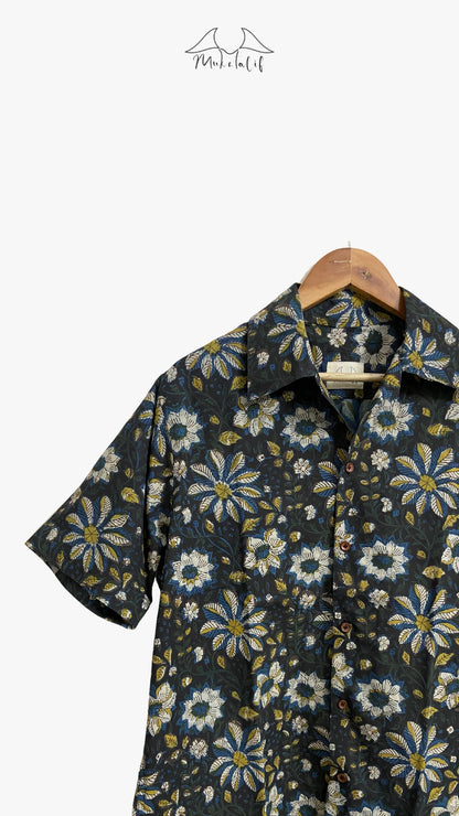 Midnight Crackles floral shirt
