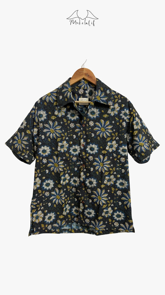 Midnight Crackles floral shirt